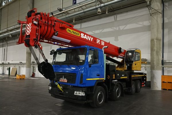 50-тонный автокран Palfinger Sany от компании Модус впервые принимает участие в Комунтех-2019
