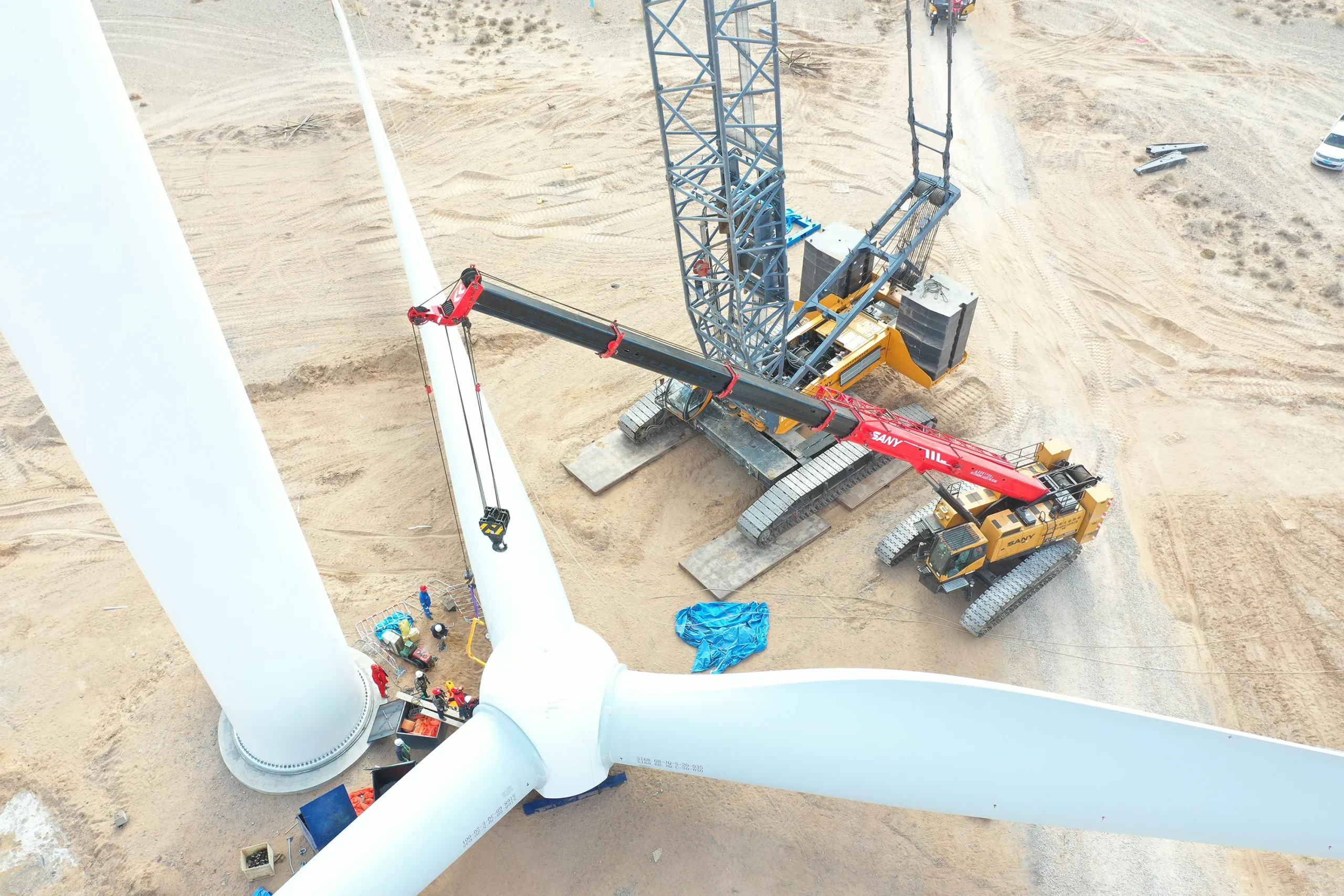 Over 55T Telescopic Boom Crawler Crane